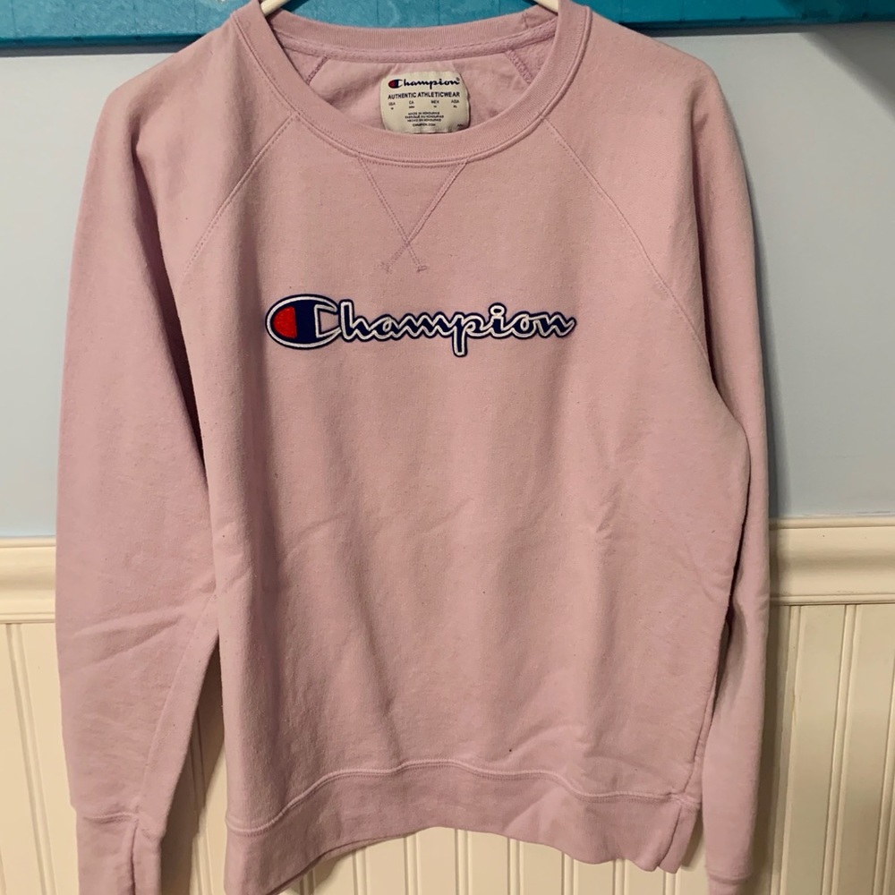 Purple Champion Crewneck